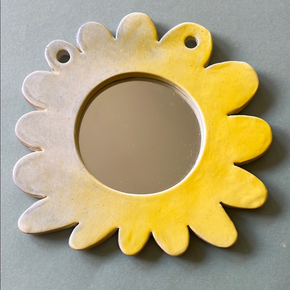 Sunflower Yellow Wall Mirror